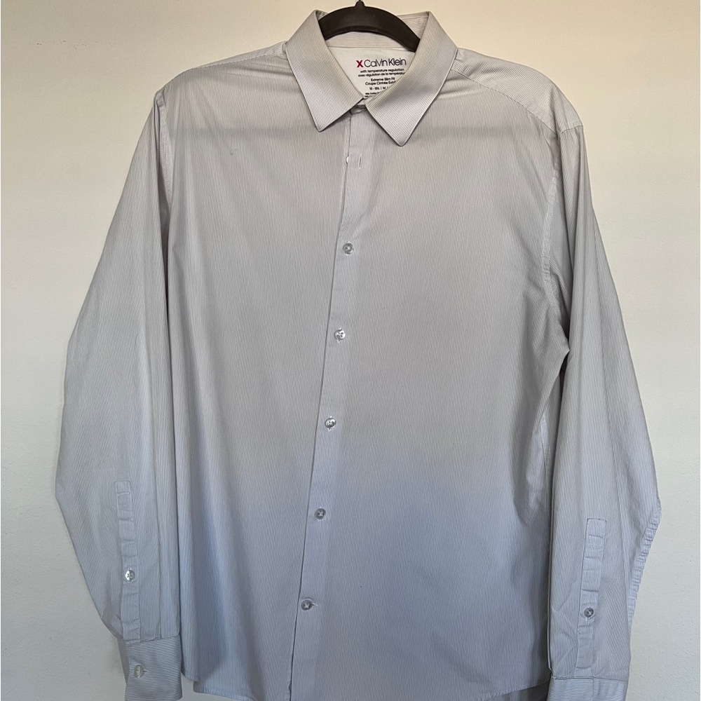 X Calvin Klein Extreme Slim Fit Tempurature Regulation 15-15.5 32/33